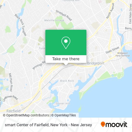 smart Center of Fairfield map