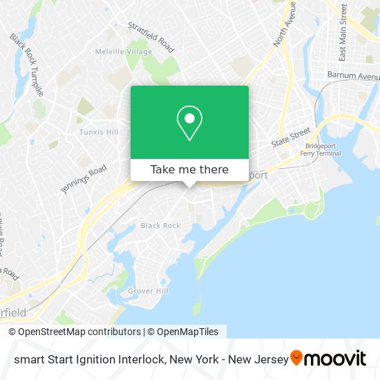 smart Start Ignition Interlock map