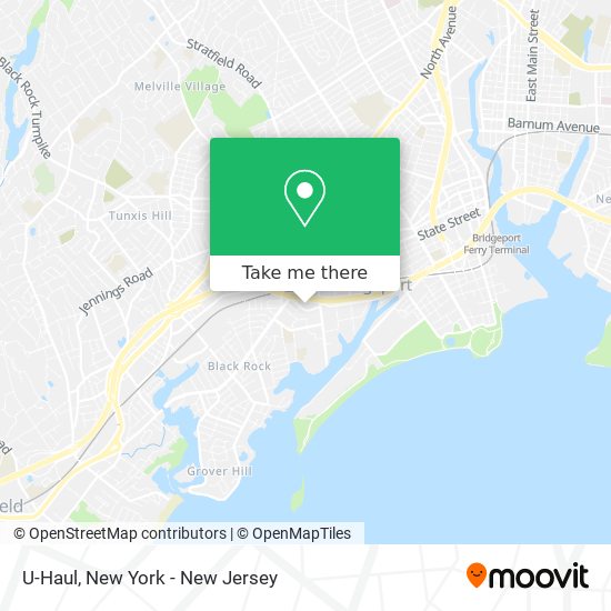 U-Haul map