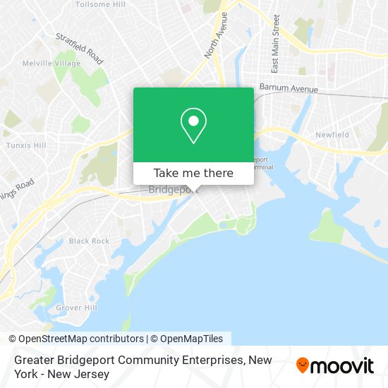 Mapa de Greater Bridgeport Community Enterprises