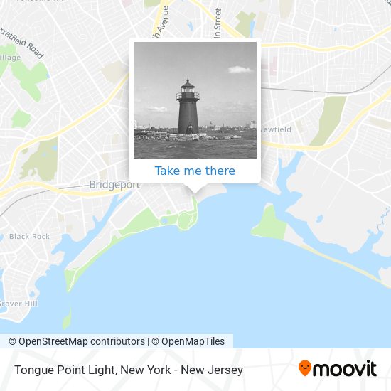 Tongue Point Light map