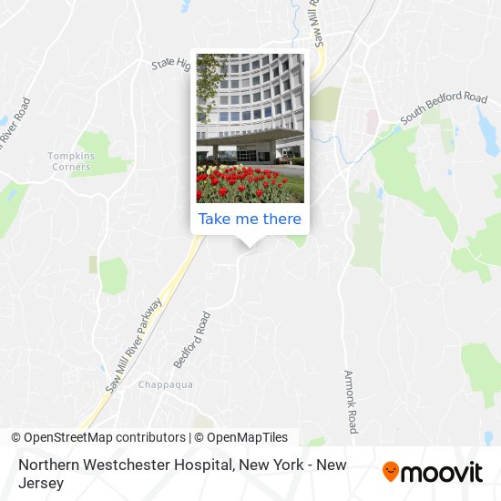Northern Westchester Hospital map