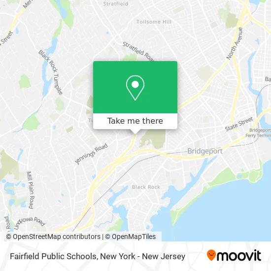 Fairfield Public Schools map