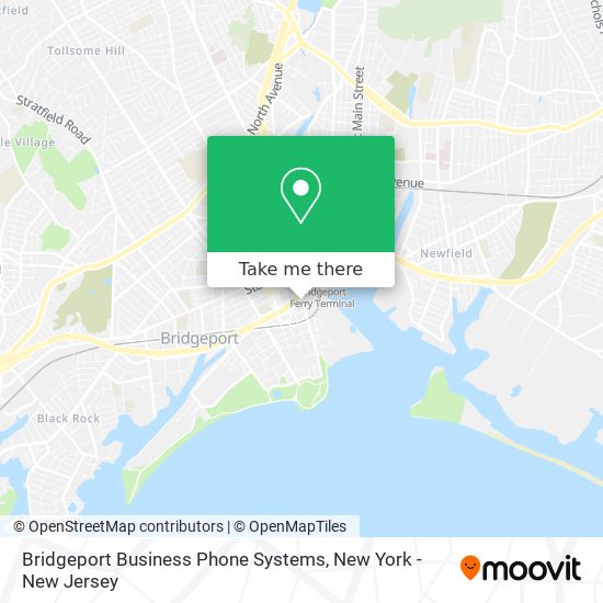 Mapa de Bridgeport Business Phone Systems