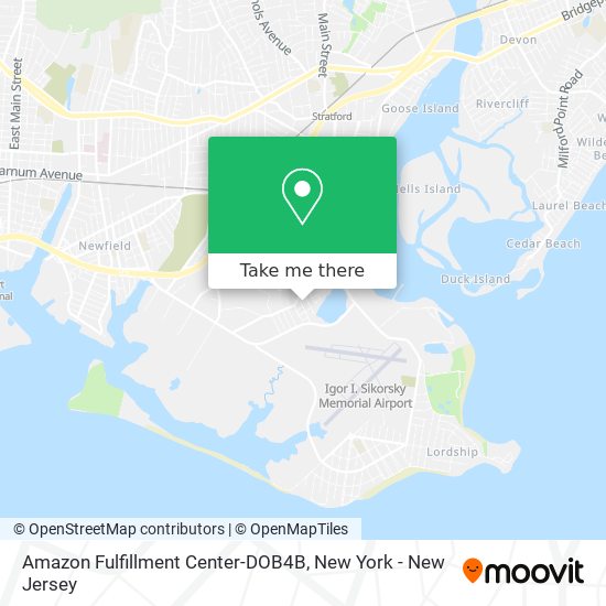 Amazon Fulfillment Center-DOB4B map