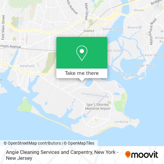 Angie Cleaning Services and Carpentry map