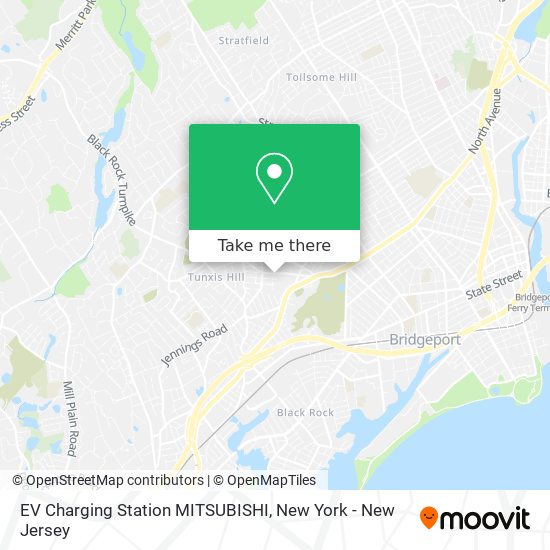 Mapa de EV Charging Station MITSUBISHI