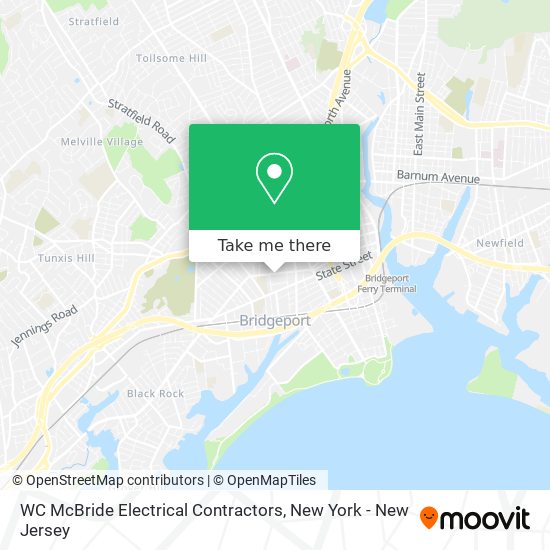 WC McBride Electrical Contractors map