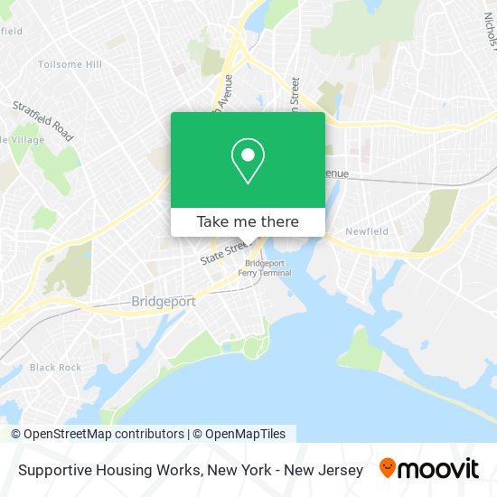 Supportive Housing Works map