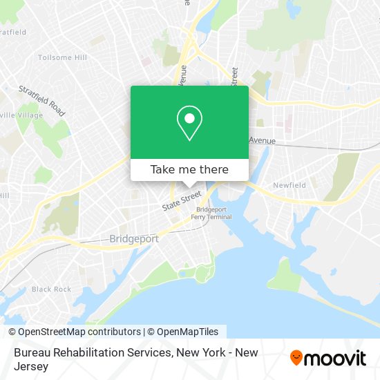 Bureau Rehabilitation Services map