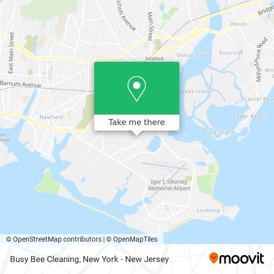 Busy Bee Cleaning map