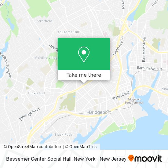 Mapa de Bessemer Center Social Hall