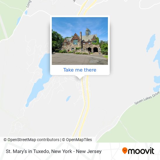 St. Mary's in Tuxedo map