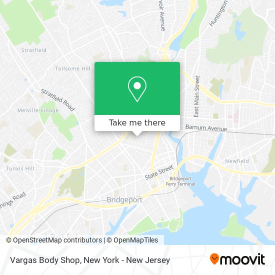 Vargas Body Shop map