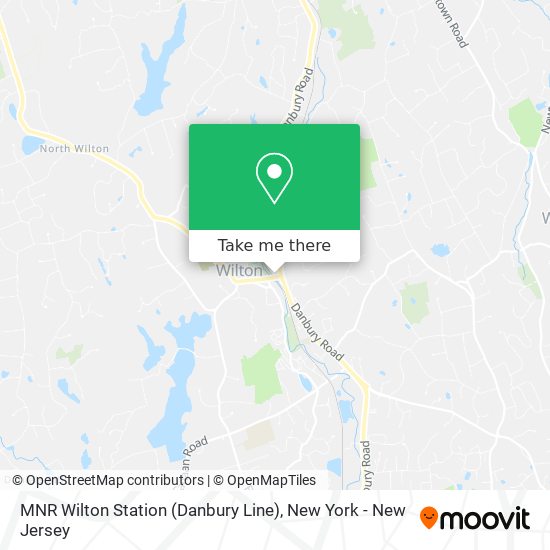 Mapa de MNR Wilton Station (Danbury Line)