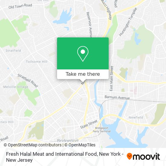 Fresh Halal Meat and International Food map