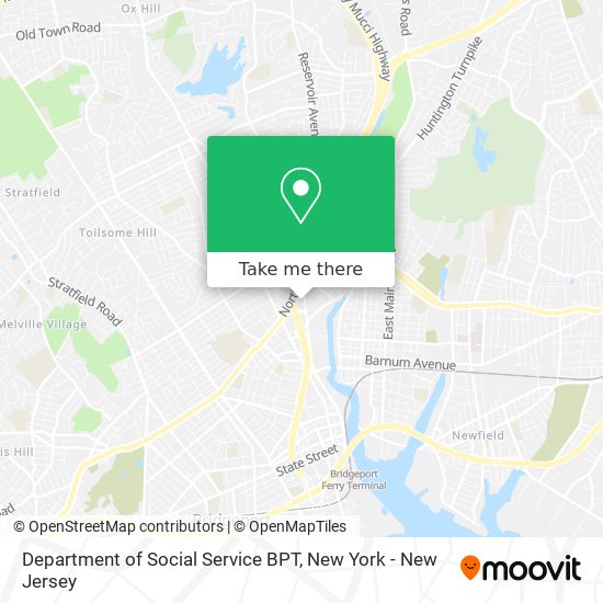 Department of Social Service BPT map