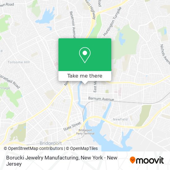 Borucki Jewelry Manufacturing map