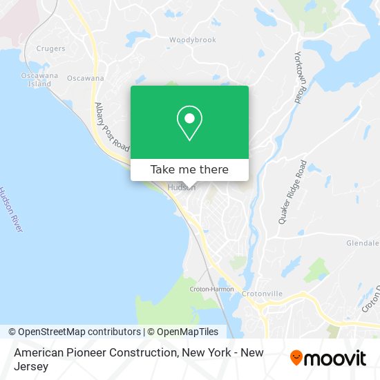 American Pioneer Construction map