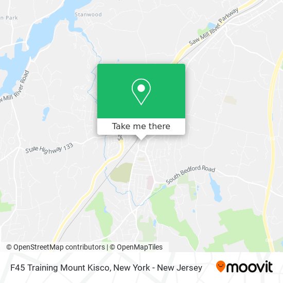 Mapa de F45 Training Mount Kisco