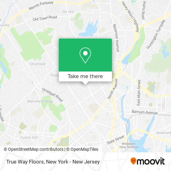True Way Floors map