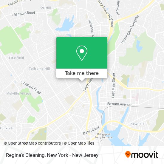 Regina's Cleaning map