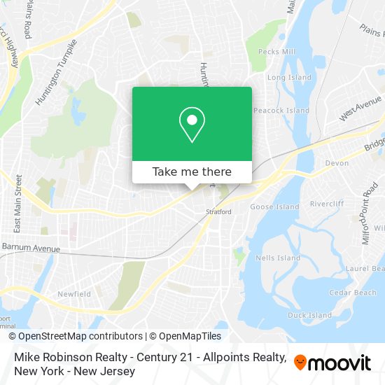 Mike Robinson Realty - Century 21 - Allpoints Realty map