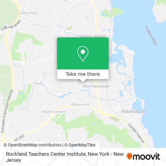 Mapa de Rockland Teachers Center Institute