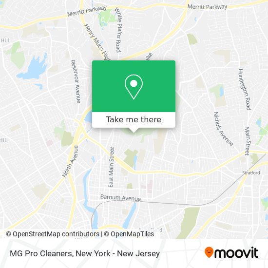 MG Pro Cleaners map