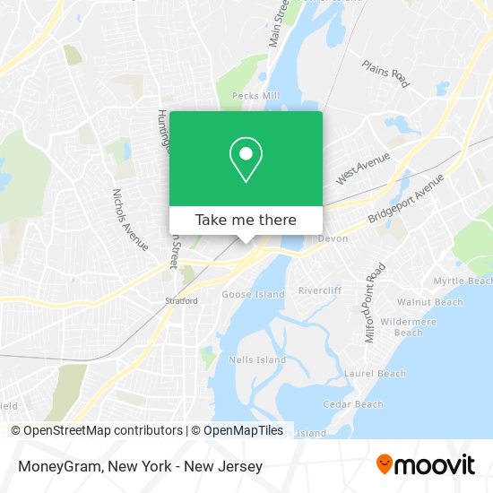 MoneyGram map