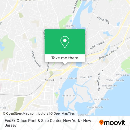 FedEx Office Print & Ship Center map