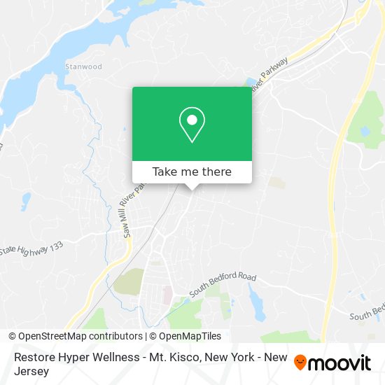 Restore Hyper Wellness - Mt. Kisco map