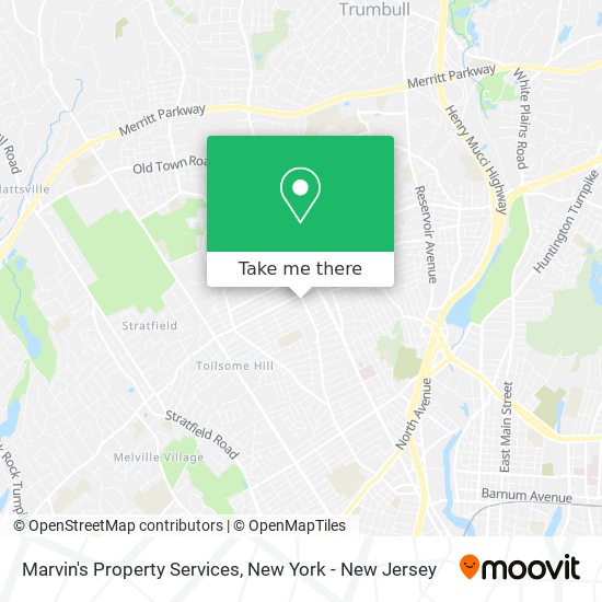 Marvin's Property Services map