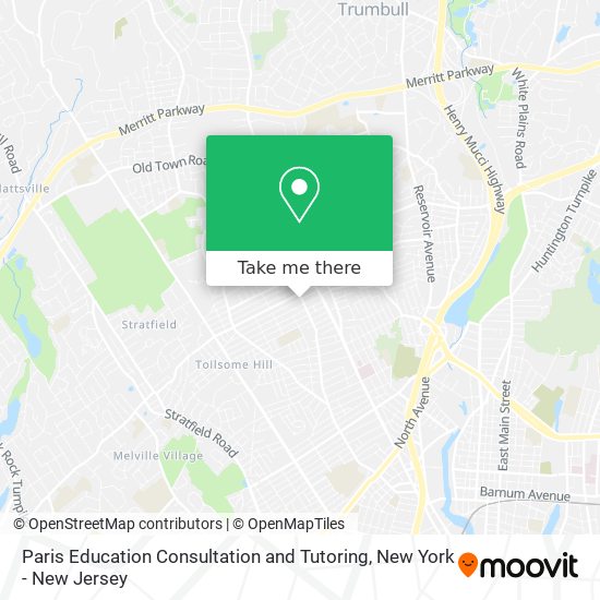 Paris Education Consultation and Tutoring map