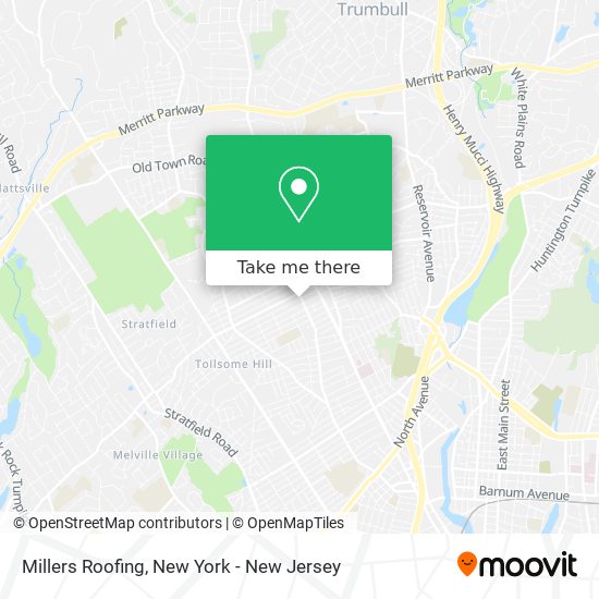 Mapa de Millers Roofing