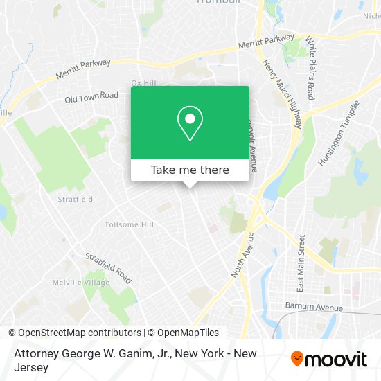 Attorney George W. Ganim, Jr. map