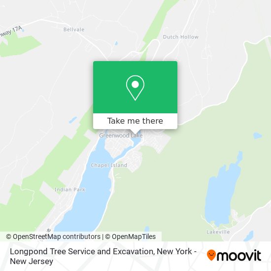 Longpond Tree Service and Excavation map