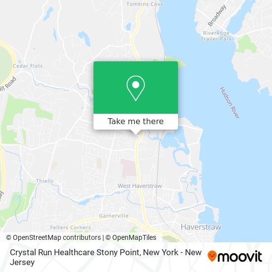 Crystal Run Healthcare Stony Point map