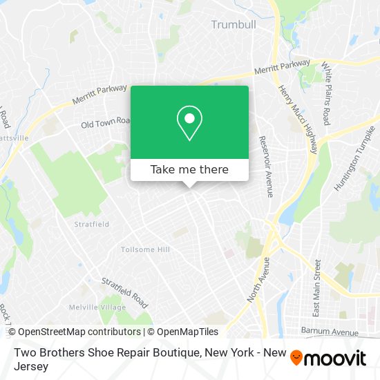 Mapa de Two Brothers Shoe Repair Boutique