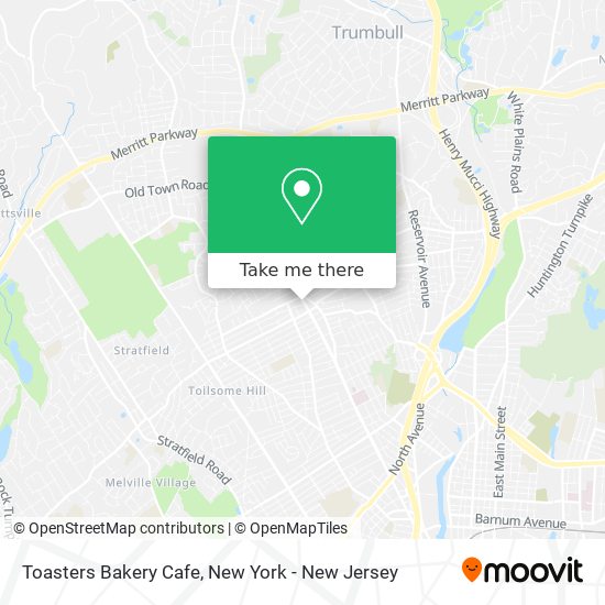 Toasters Bakery Cafe map