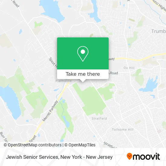 Jewish Senior Services map