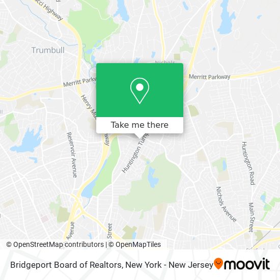 Bridgeport Board of Realtors map