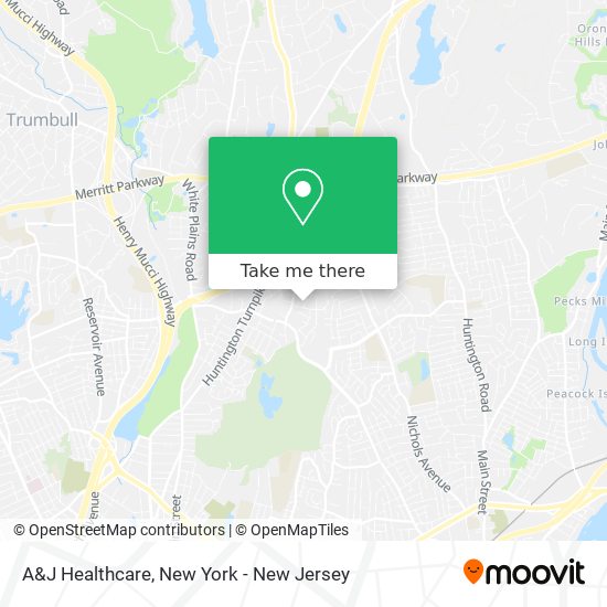 A&J Healthcare map