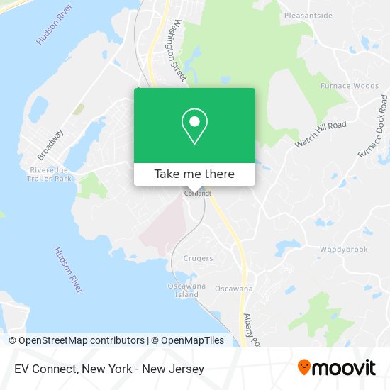 EV Connect map