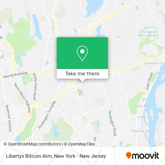 Mapa de Libertyx Bitcoin Atm