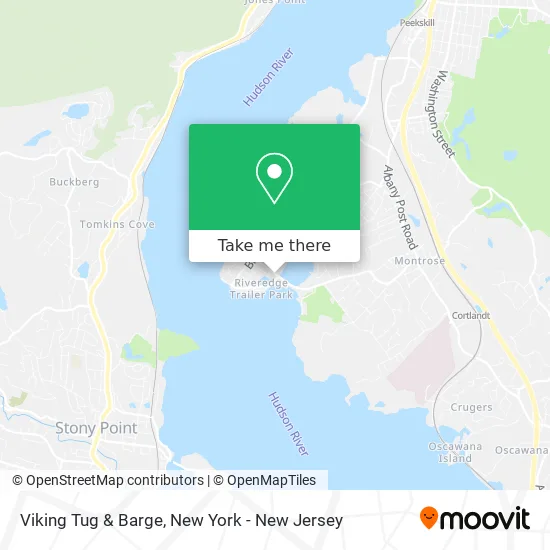 Viking Tug & Barge map