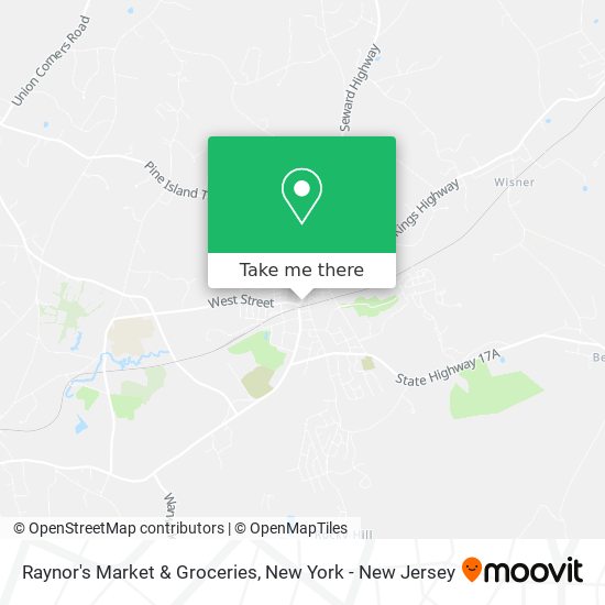 Mapa de Raynor's Market & Groceries