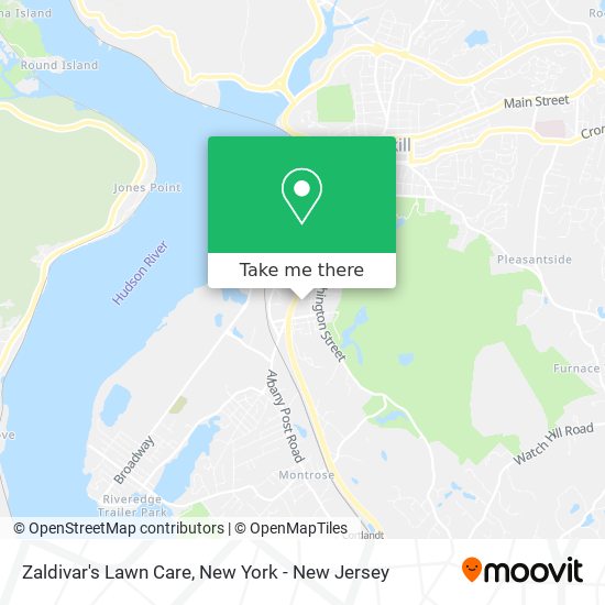 Zaldivar's Lawn Care map