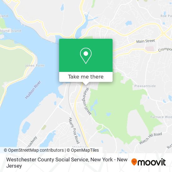 Mapa de Westchester County Social Service