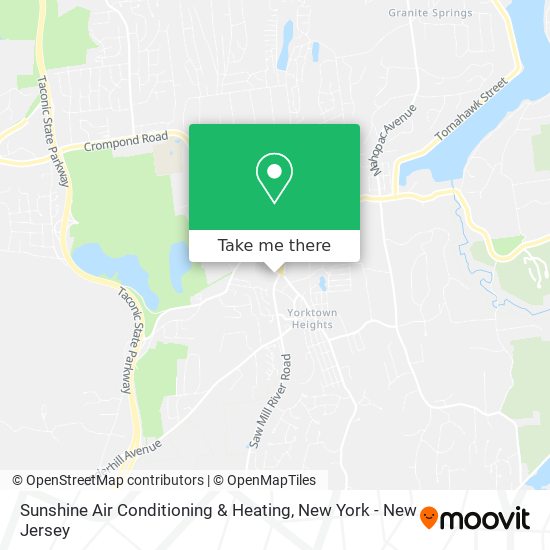 Sunshine Air Conditioning & Heating map